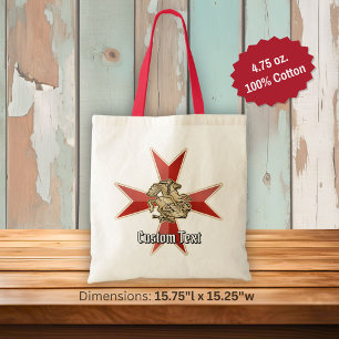 Bolso De Tela San Jorge sobre Cruz de Malta