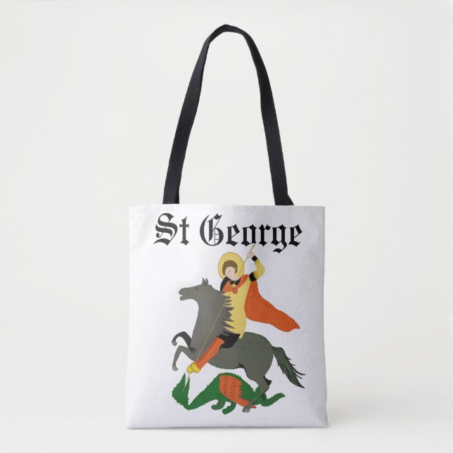 Bolso De Tela San Jorge y el dragón (Anverso)
