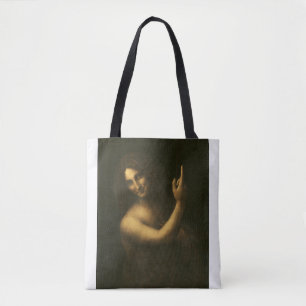 Bolso De Tela San Juan Bautista de Leonardo da Vinci