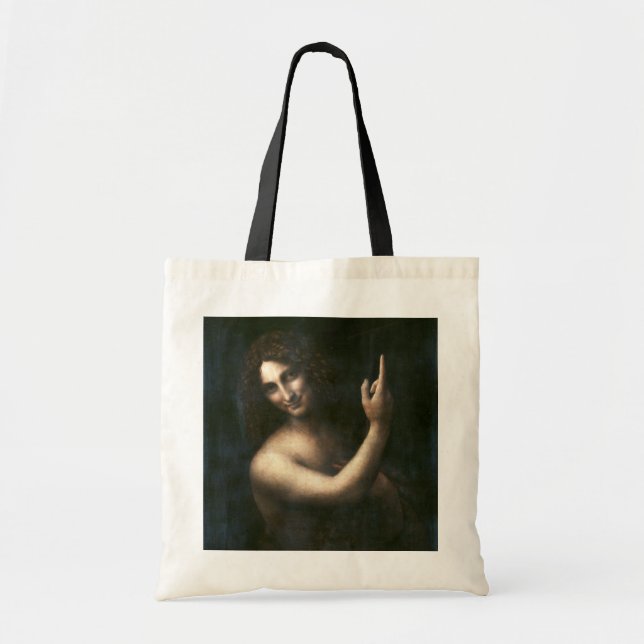 Bolso De Tela San Juan el Bautista, Leonardo da Vinci (Frente)