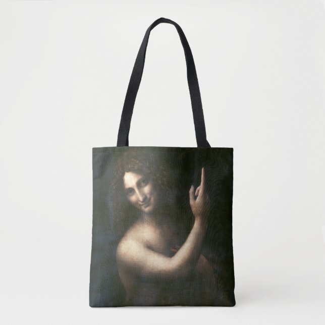 Bolso De Tela San Juan el Bautista, Leonardo da Vinci (Anverso)