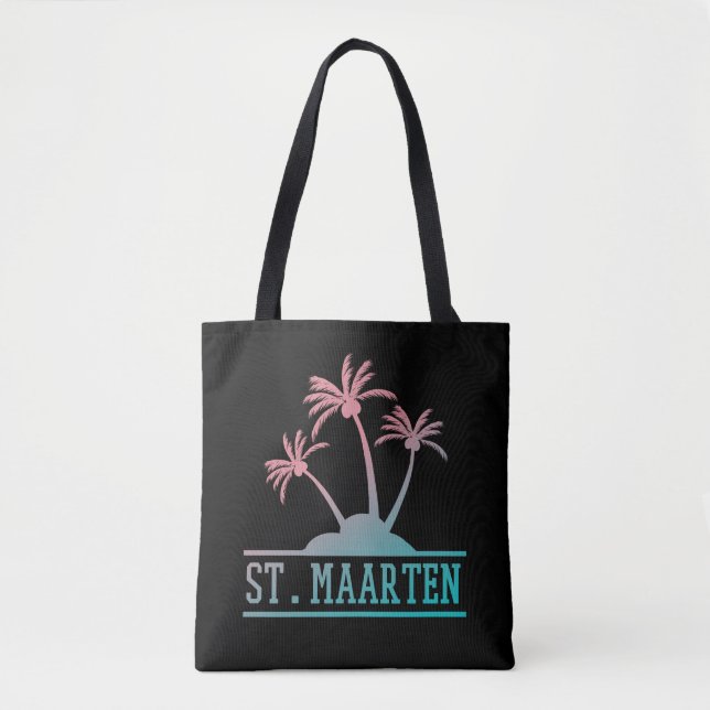 Bolso De Tela San Martín | Gradiente Sint Martin (Anverso)