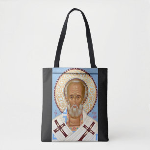Bolso De Tela San Nicolás de Mira Arte Ortodoxo Premium