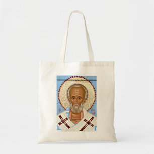 Bolso De Tela San Nicolás de Mira Arte Ortodoxo Premium