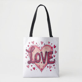 Bolso De Tela San Valentín Ama San Valentín