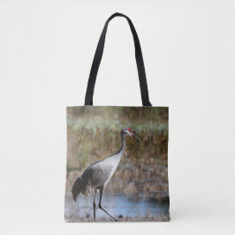 Bolso De Tela Sandhill Crane