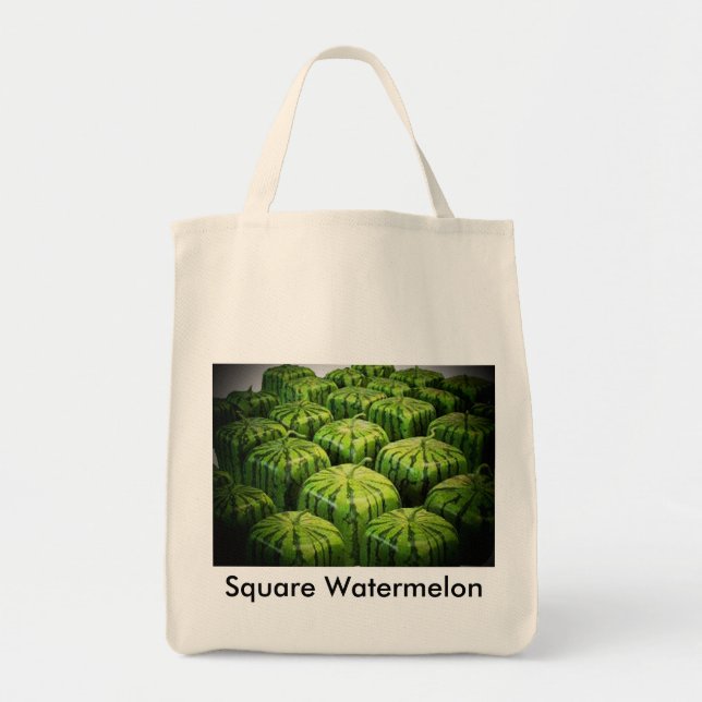 Bolso De Tela sandía cuadrada (Frente)