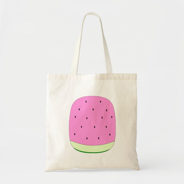 Bolso De Tela sandía cuadrada fruta de Kawaii (Frente)