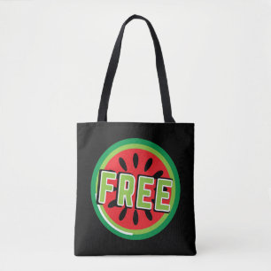 Bolso De Tela sandía Palestina libre- Libertad para los palestin