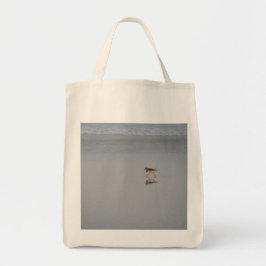 Bolso De Tela Sandpiper Running Beach Nature Wildlife Fotografía