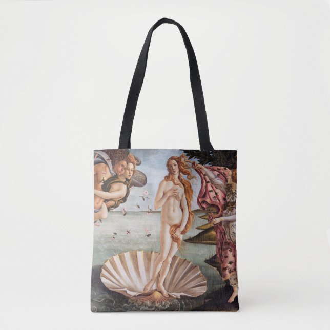 Bolso De Tela Sandro Botticelli - Nacimiento de Venus (Anverso)