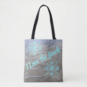 Bolso De Tela Sandy Beach Tote Bag
