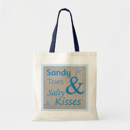 Bolso De Tela Sandy Toes and Salty Kisses Beach Life Cita