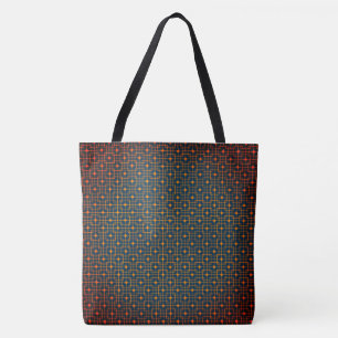 Bolso De Tela Sangria Creative Wired Hot Cubes Patrón chino