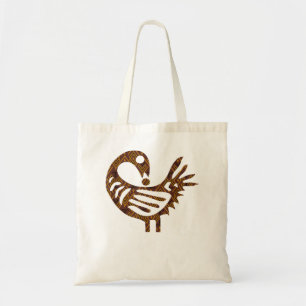 Bolso De Tela Sankofa Pájaro Simple Patrón Afrocéntrico Adinkra 