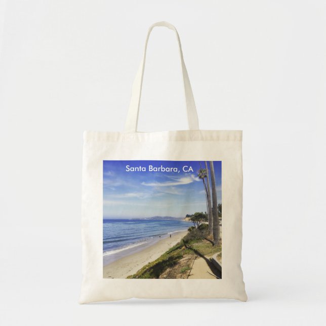 Bolso De Tela Santa Barbara California Butterfly Beach Montecito (Frente)