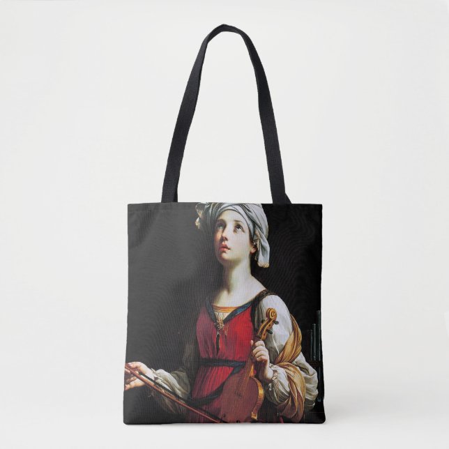 Bolso De Tela Santa Cecilia, Guido Reni (Anverso)