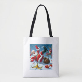 Bolso De Tela Santa Claus