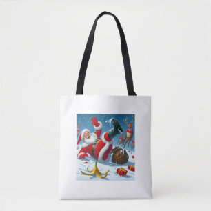 Bolso De Tela Santa Claus
