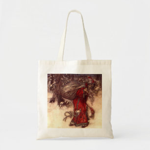 Bolso De Tela Santa Claus Arthur Rackham