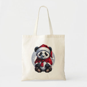 Bolso De Tela Santa Claus Baby Panda NAVIDADES