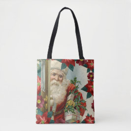 Bolso De Tela Santa Claus bringing gifts and presents