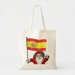 Bolso De Tela Santa Claus Con El Fin De España