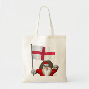 Bolso De Tela Santa Claus Con El Fin De Inglaterra