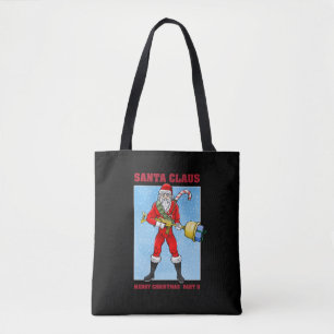 Bolso De Tela Santa Claus Feliz Navidad Parte 2