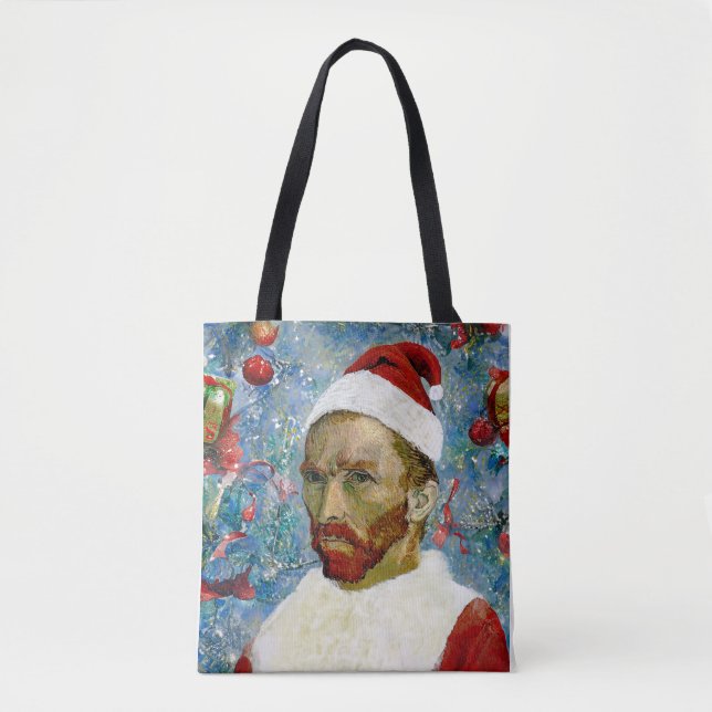 Bolso De Tela Santa Claus, Van Gogh (Anverso)