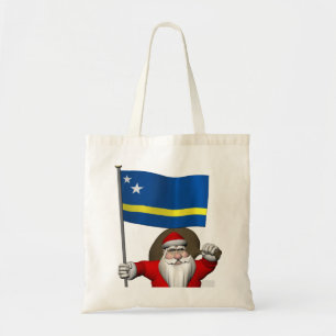 Bolso De Tela Santa Claus With Ensign Of Curaçao