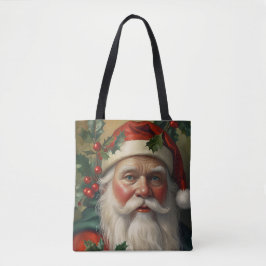 Bolso De Tela Santa con Mistletoe