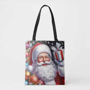 Bolso De Tela Santa con regalo y adornos