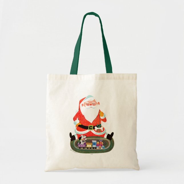 Bolso De Tela Santa con tren (Frente)