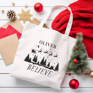 Bolso De Tela Santa cree que los Navidades son una foto negra tr