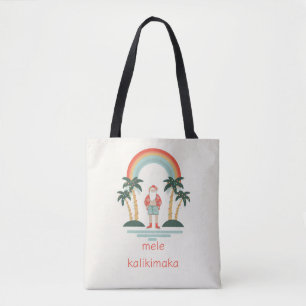Bolso De Tela Santa Cruz/Arcoiris/Palmas