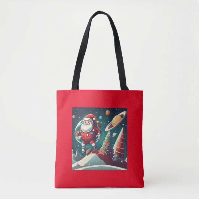 Bolso De Tela Santa en el espacio (Anverso)