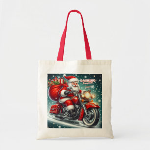 Bolso De Tela Santa en motocicleta