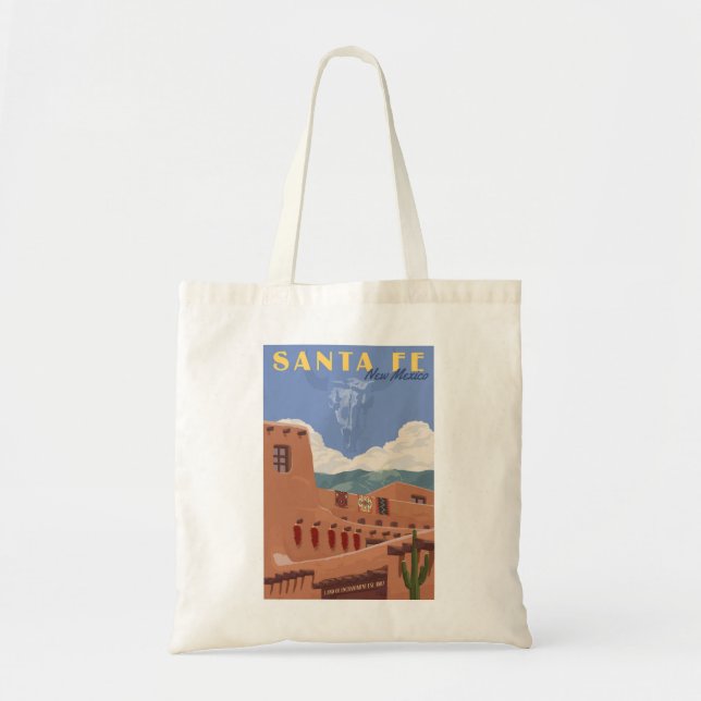 BOLSO DE TELA SANTA FE (Frente)