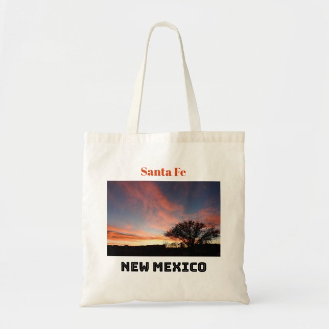 Bolso De Tela Santa Fe Nuevo México (Frente)