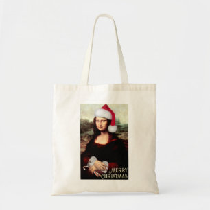 Bolso De Tela Santa Hat, Navidades de Mona Lisa