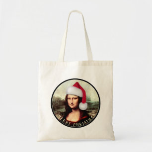 Bolso De Tela Santa Hat, Navidades de Mona Lisa
