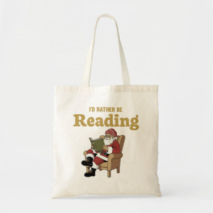 Bolso De Tela Santa leyendo