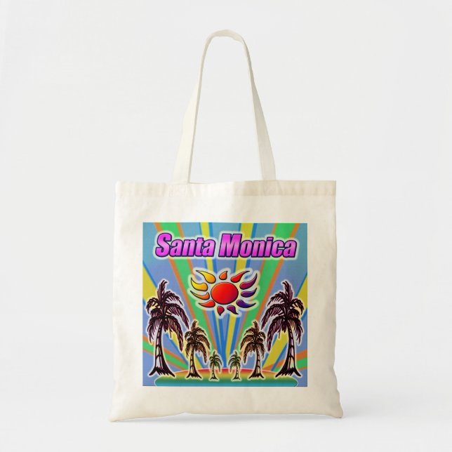 Bolso De Tela Santa Monica Summer Love Tote Bag (Frente)