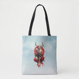 Bolso De Tela Santa Reindeer Warrior – Holiday Battle Edition