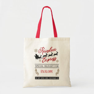 Bolso De Tela Santa Sack Navidad