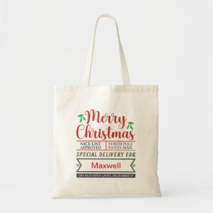 Bolso De Tela Santa Sacks: Alegría a Navidades con personalidade