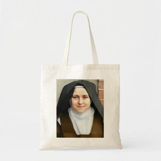 Bolso De Tela santa teresa de lisieux (Frente)