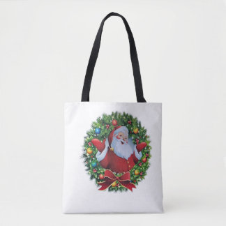 Bolso De Tela Santa Tote Bags