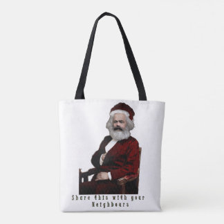 Bolso De Tela SantaKarl MarXmas